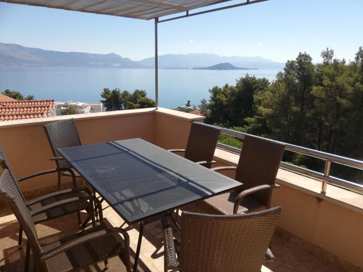 Apartments Panorama With Seasonal Pool Slatine Exterior foto